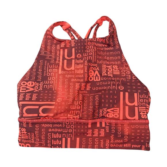 lululemon athletica Other - Lululemon Women's Energy High-Neck Longline Sports Bra‎ Size 4